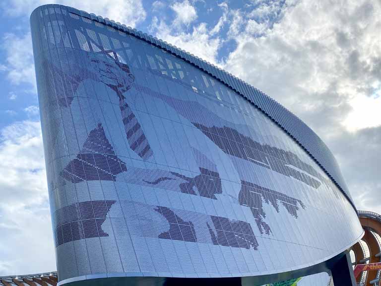 Hayward Field Curved Steel Jumbotron University of Oregon